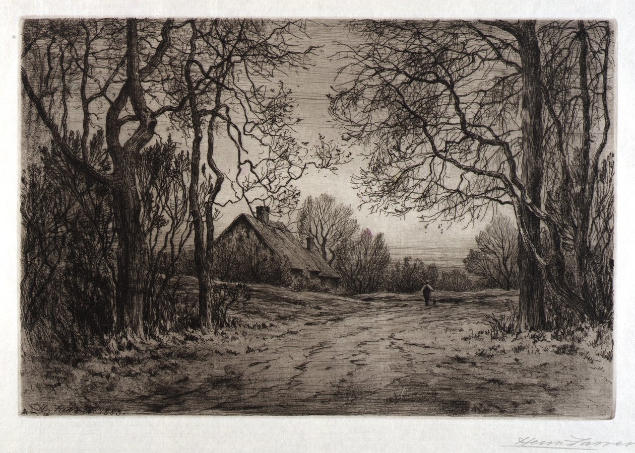 Noite de inverno de Henry Farrer