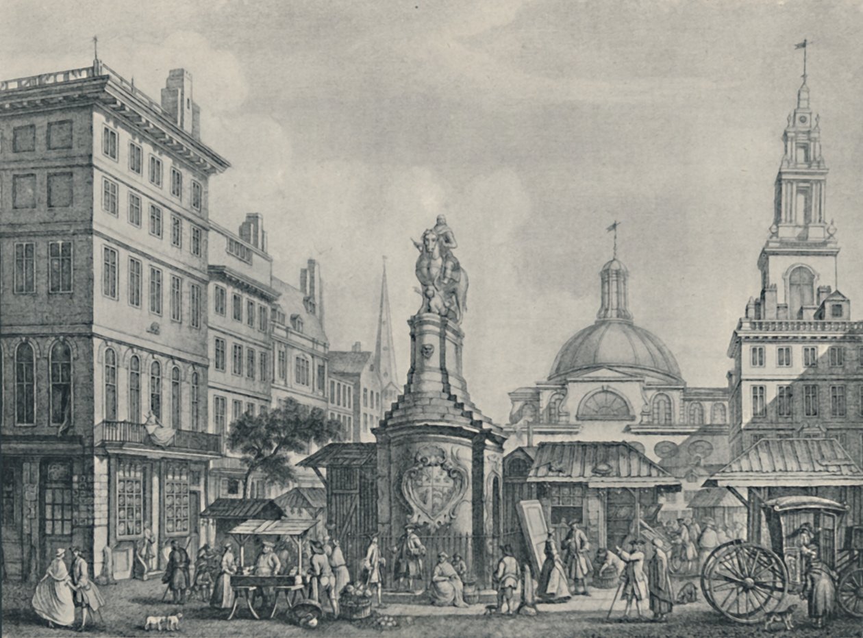 O mercado de ações, 1738, 1920 de Henry Fletcher