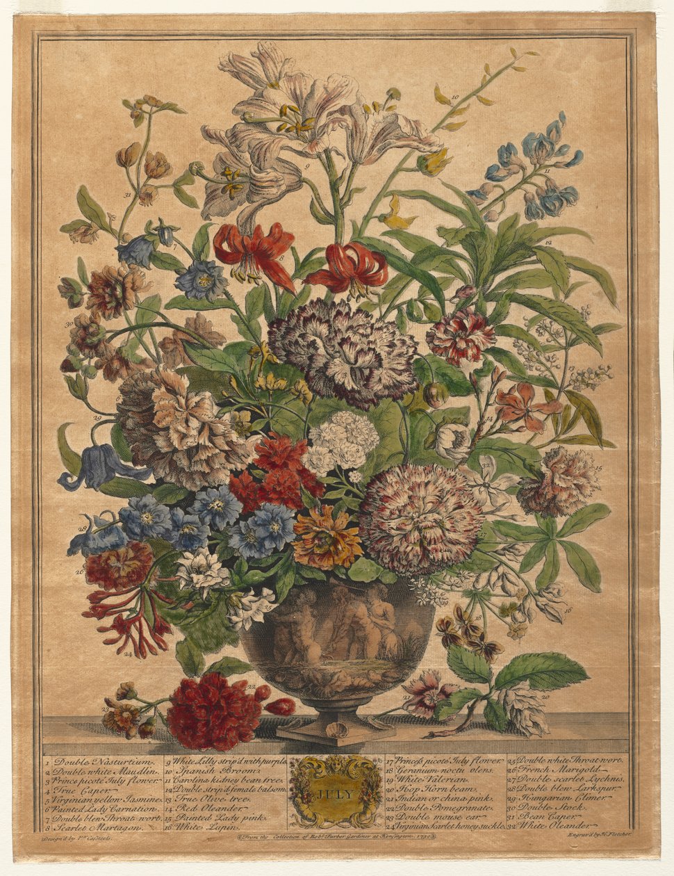 Doze meses de flores: julho de Henry Fletcher