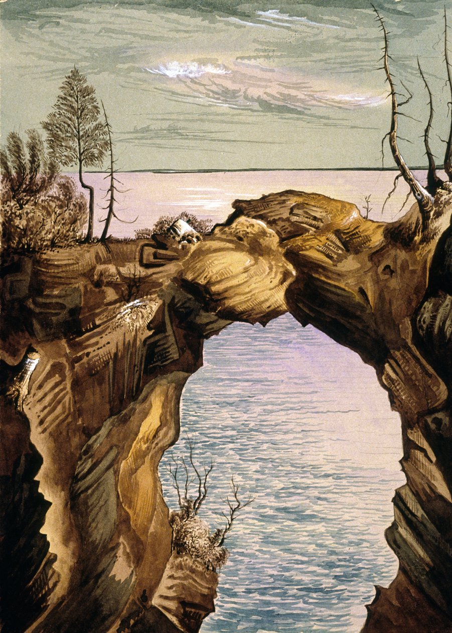 Paisagem (wc no papel) de Henry Francis Ainslie