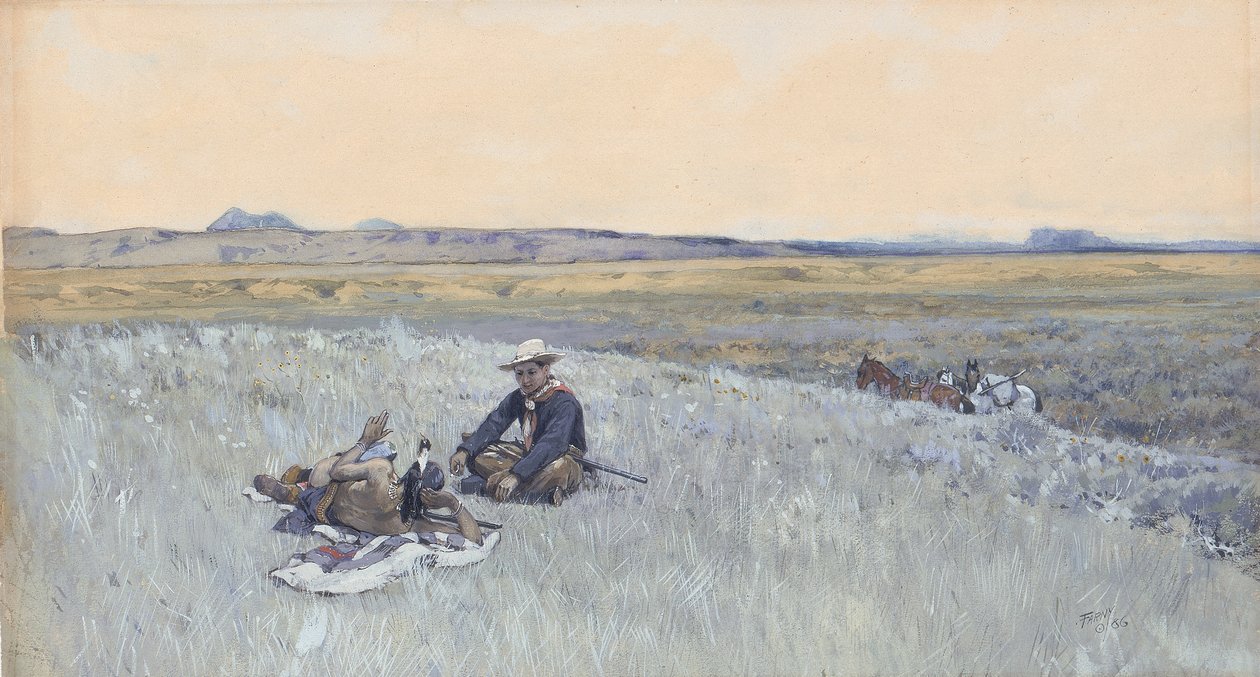 Trocando Mentiras, 1906. de Henry Francois Farny