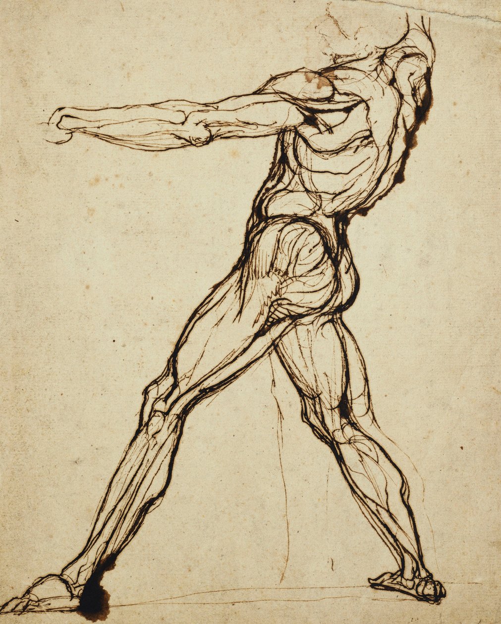 Um lançamento nu, de Johann Heinrich Füssli