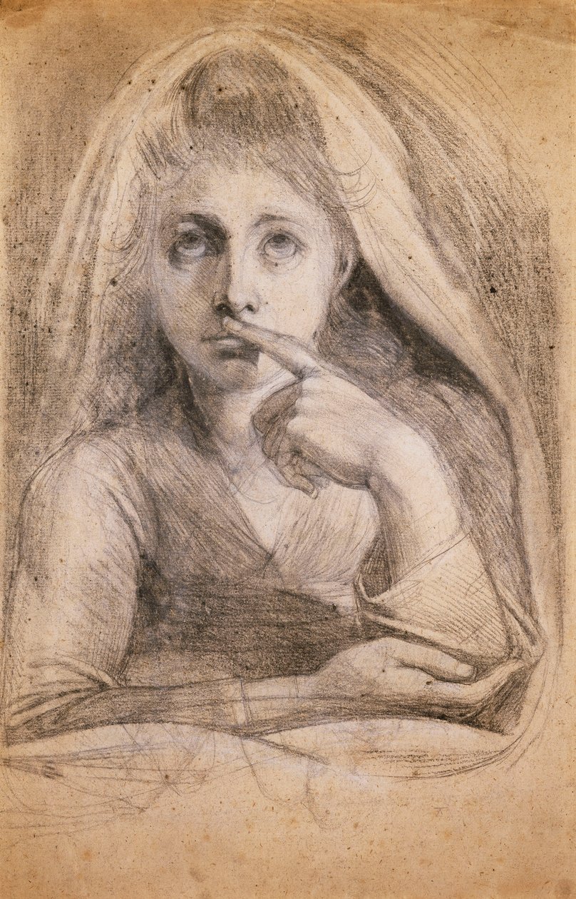 Martha Hess como Silence de Johann Heinrich Füssli