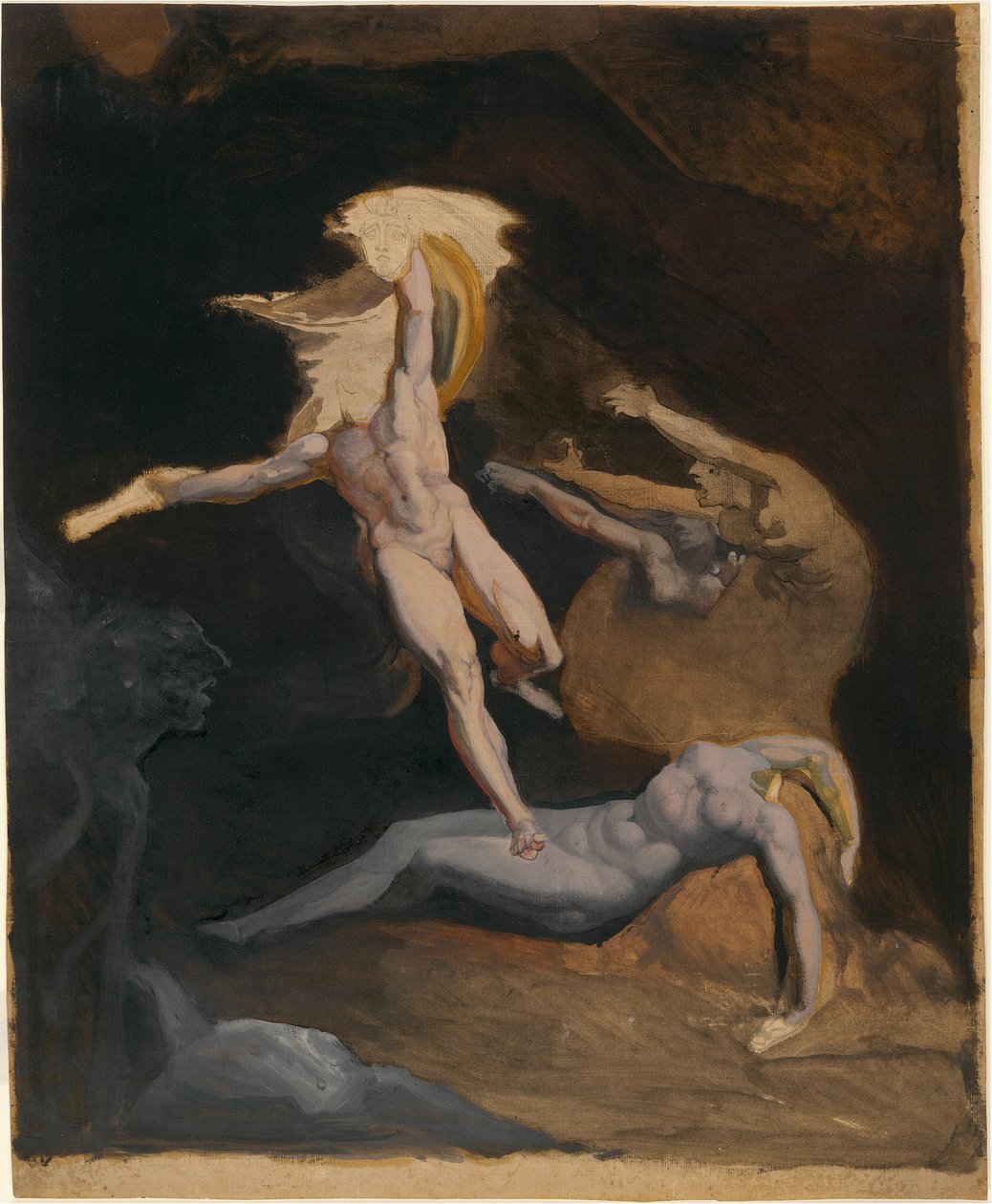 Perseu Partindo da Caverna das Górgonas de Johann Heinrich Füssli