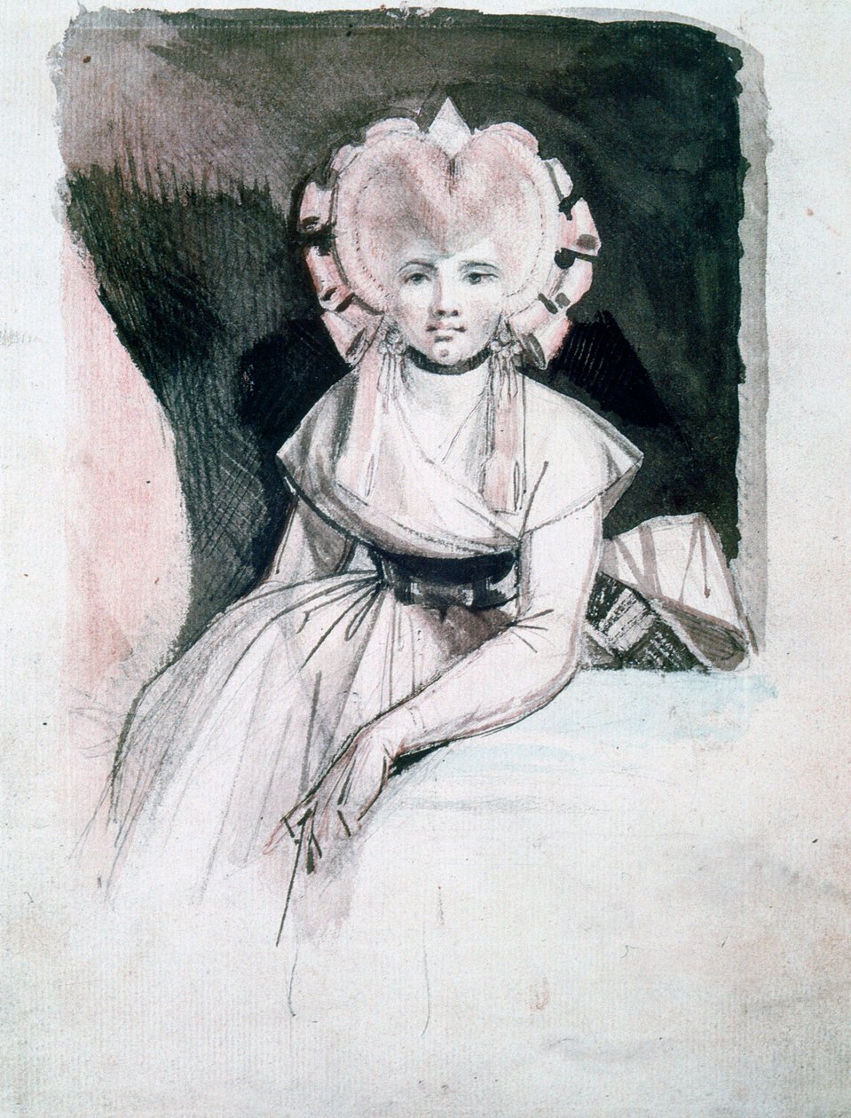 Retrato de Mrs Fuseli, 1741-1825 de Johann Heinrich Füssli