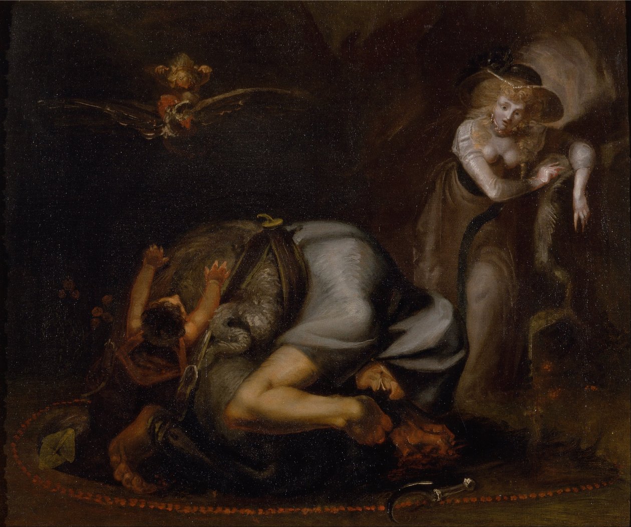 Scene of Witches, de The Masque of Queens de Ben Jonson de Johann Heinrich Füssli