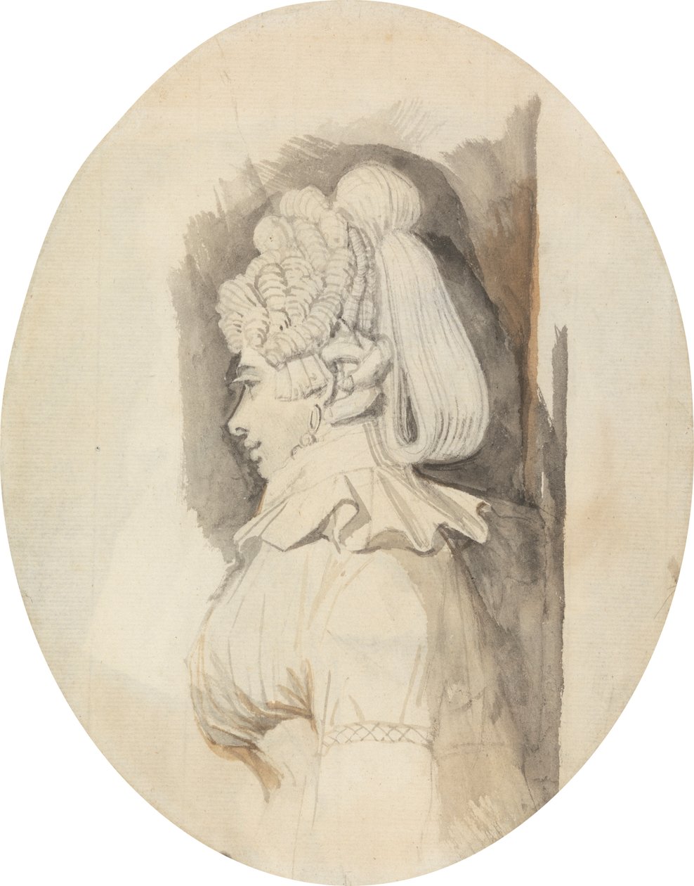 Estudo de uma Senhora de Johann Heinrich Füssli