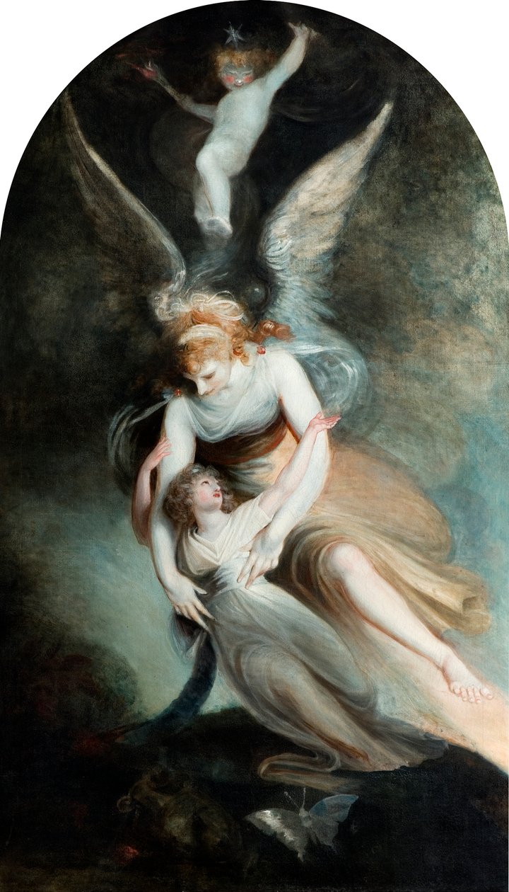 A apoteose de Penelope Boothby, 1792 de Johann Heinrich Füssli