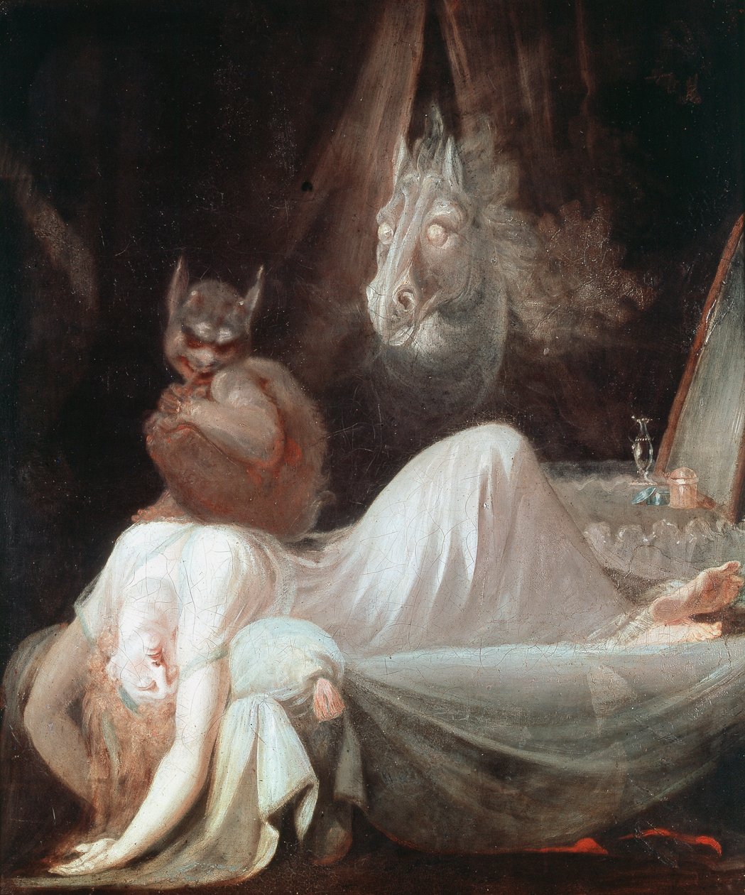 O pesadelo, c1790 de Johann Heinrich Füssli