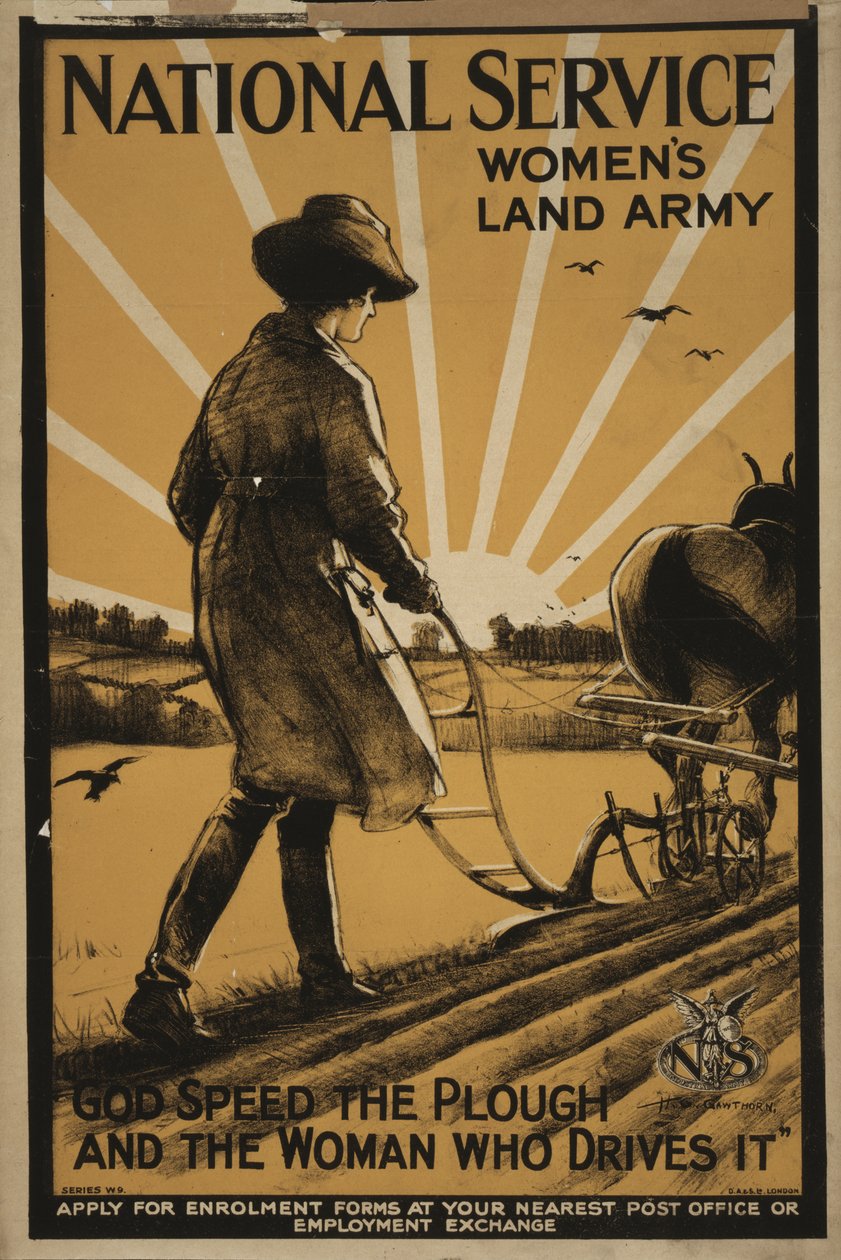 Exército Nacional da Mulher do Serviço Nacional, 1917 de Henry George Gawthorn