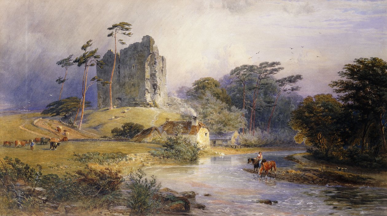 Castelo de Thirlwall, Northumberland, de Henry George Hine