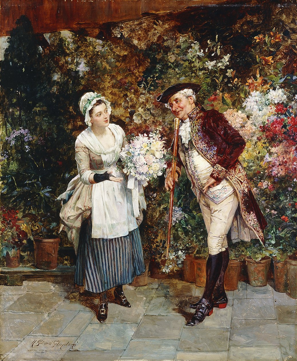 A Menina de Flor, de Henry Gillard Glindoni