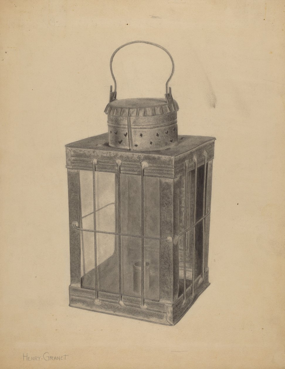 Lanterna para vela de Henry Granet