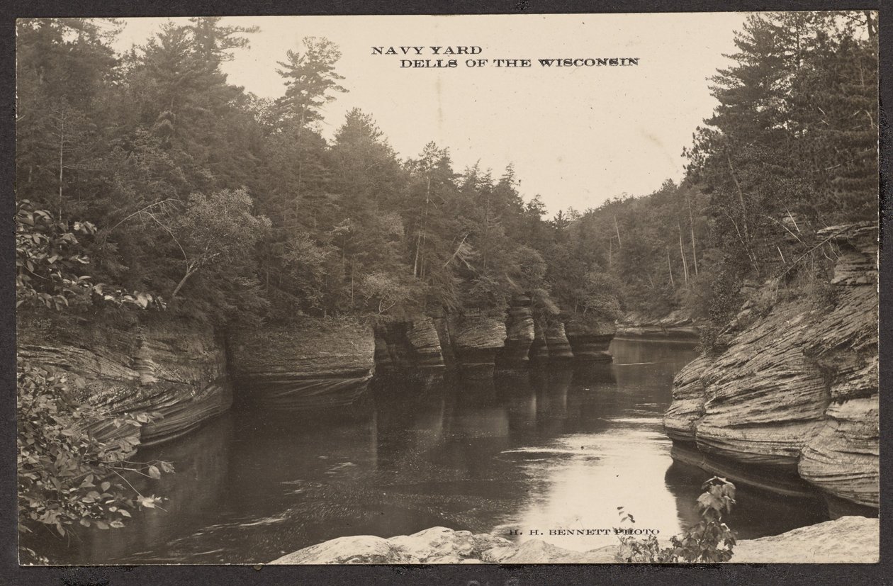 Estaleiro naval Dells do Wisconsin de Henry Hamilton Bennett