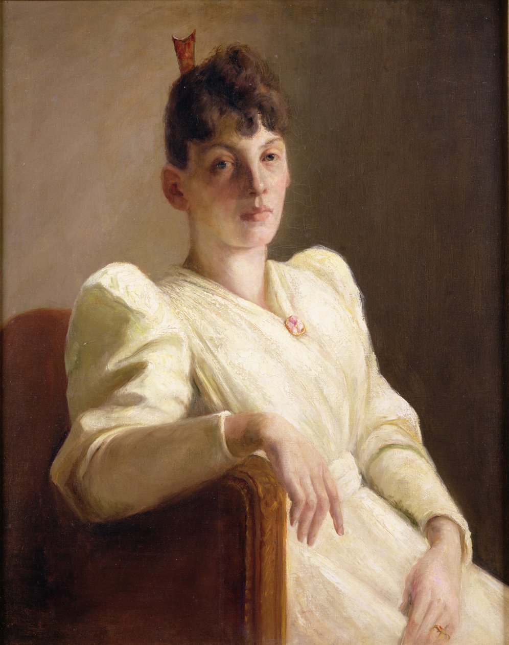 Retrato de uma jovem senhora de Henry Hammond Ahl