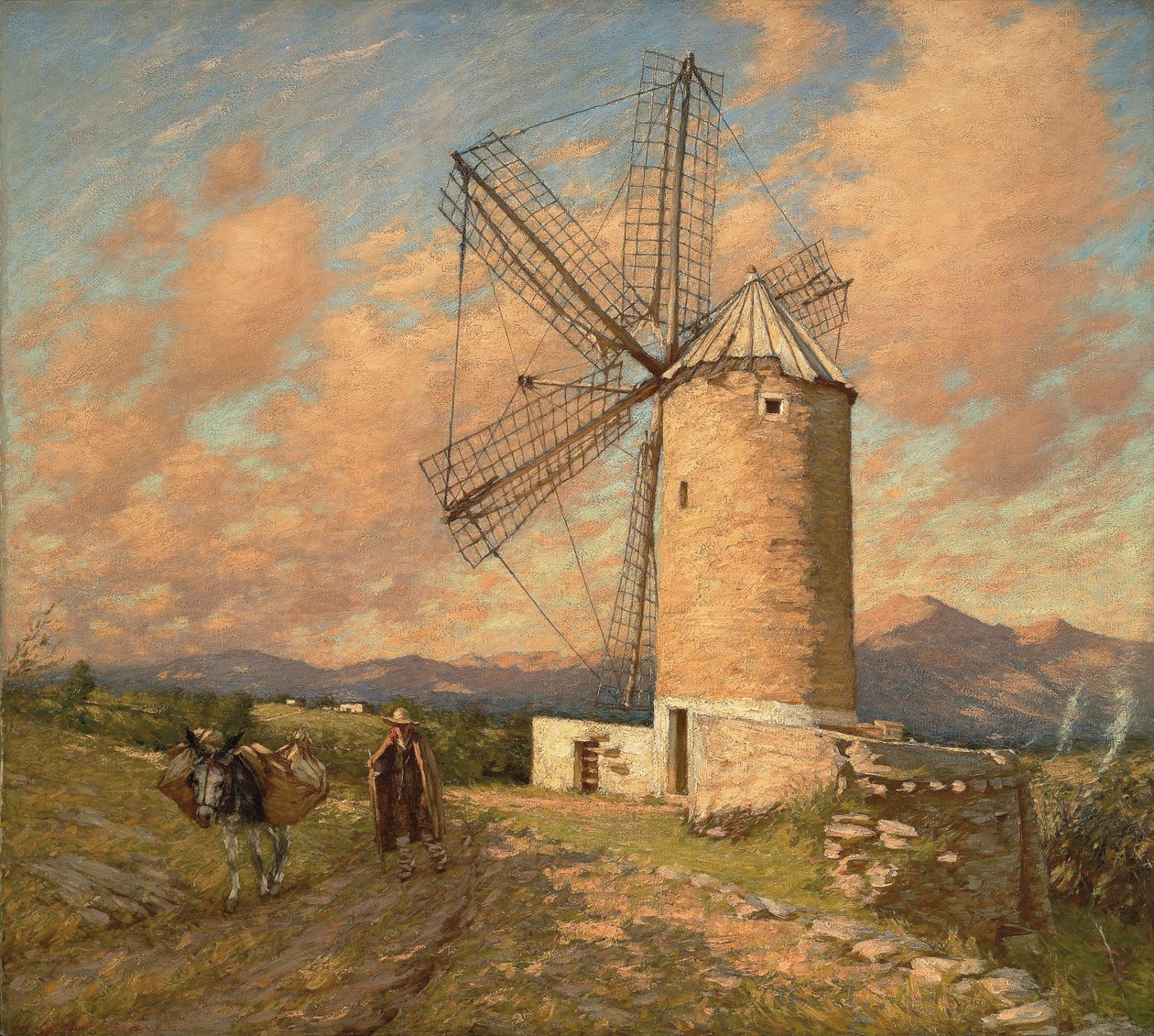 Um moinho espanhol, de Henry Herbert La Thangue