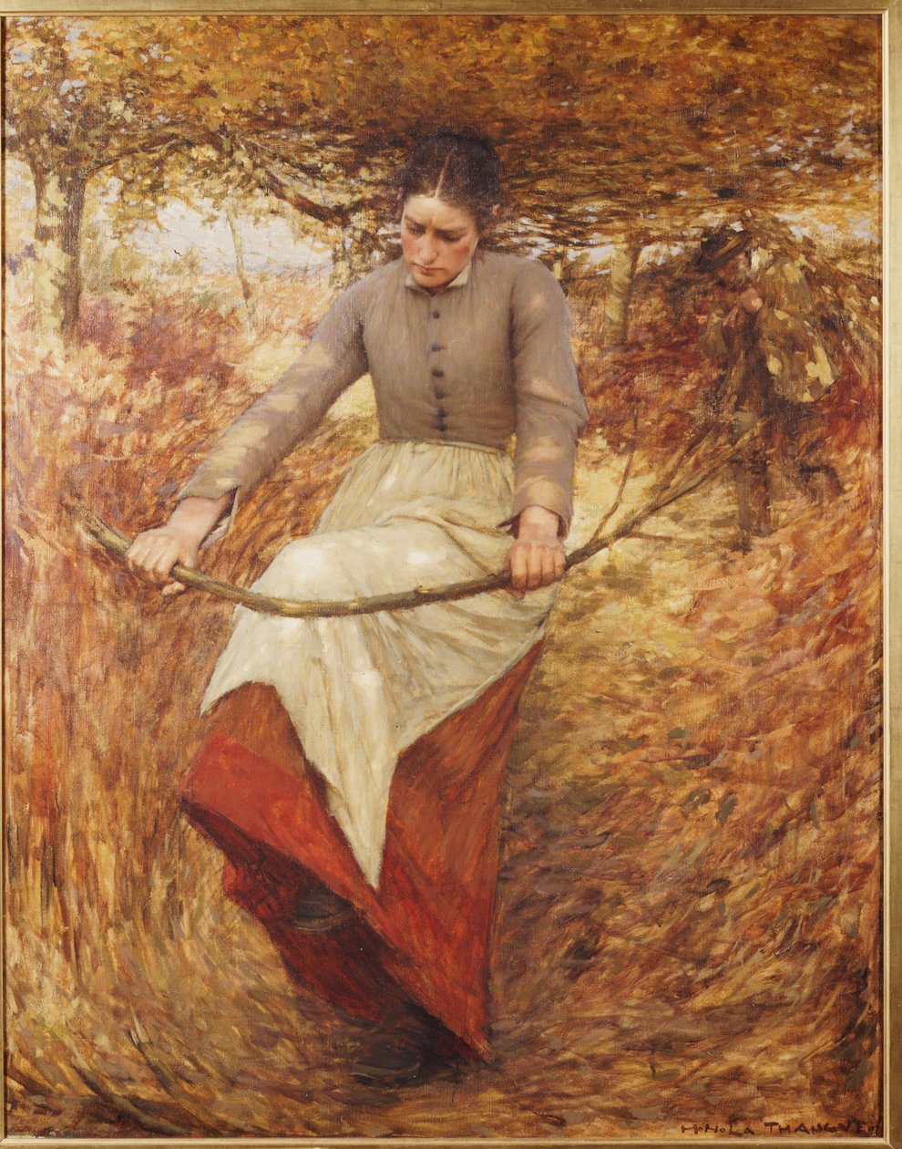 Uma manhã de outono de Henry Herbert La Thangue