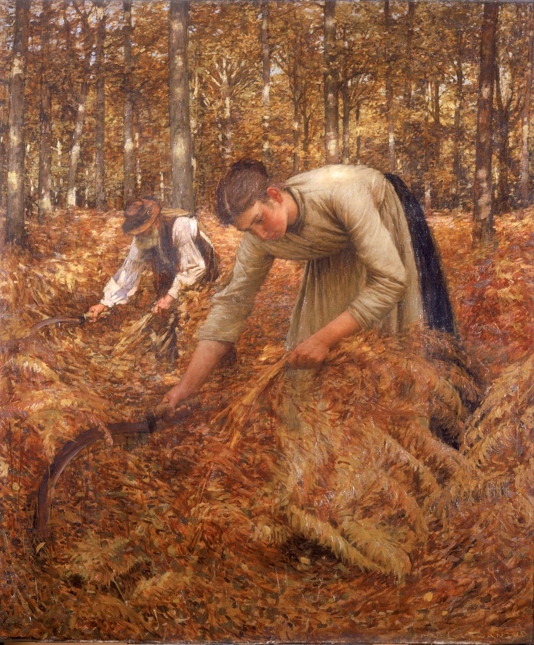 Recolhendo Bracken, c.1899 de Henry Herbert La Thangue