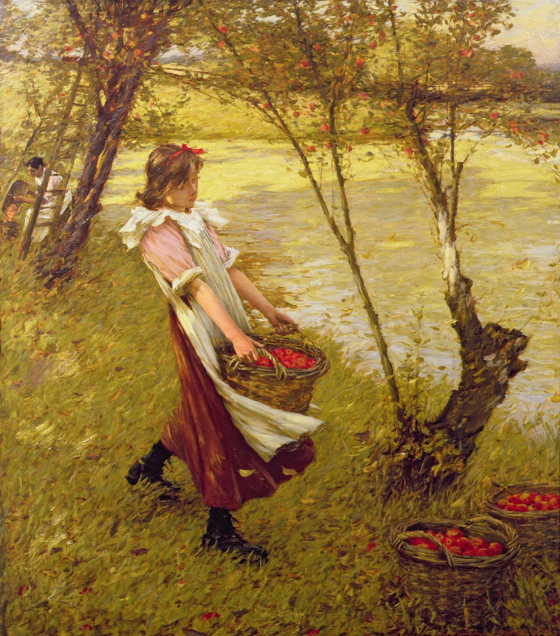 No pomar, Haylands, Graffham de Henry Herbert La Thangue