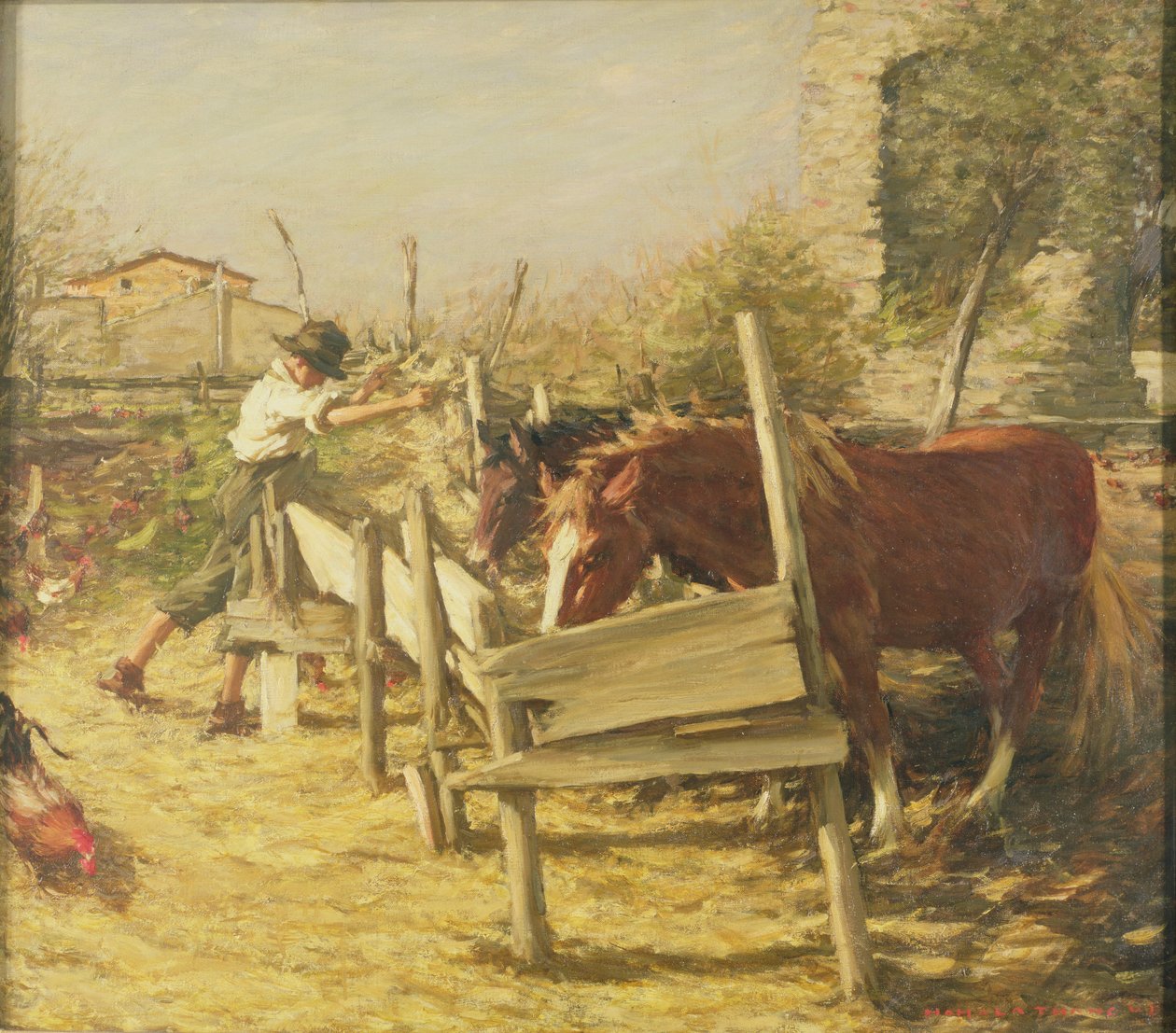 O Caminho Appiano de Henry Herbert La Thangue