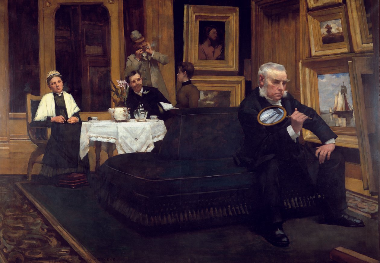 O conhecedor, 1887 de Henry Herbert La Thangue