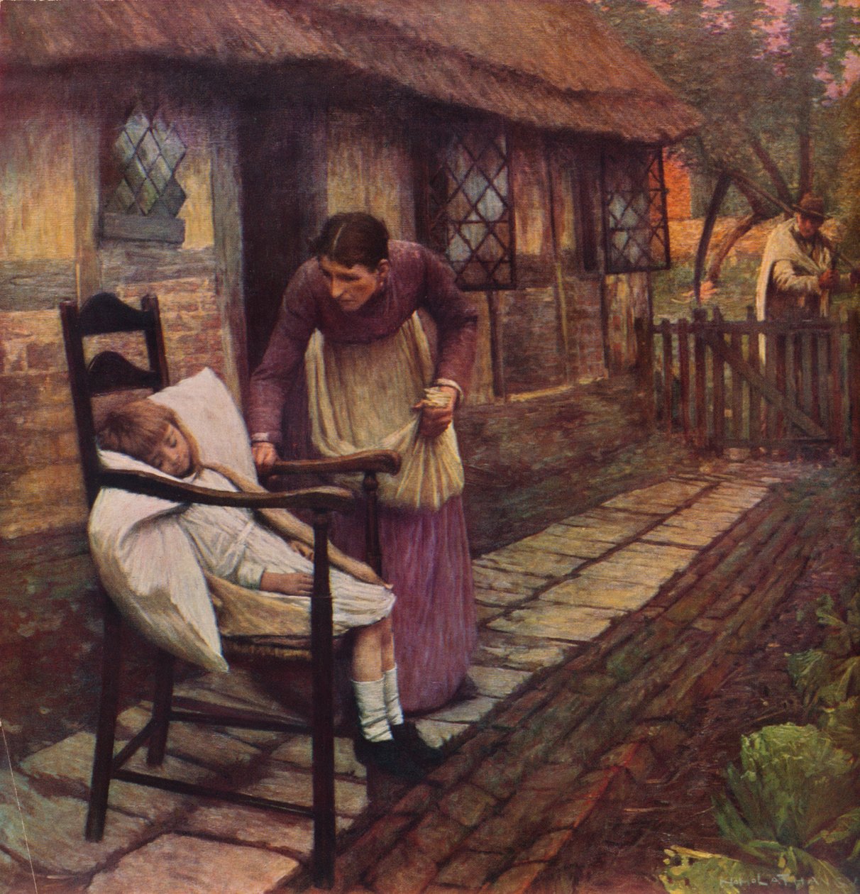 O homem com a foice, 1935 de Henry Herbert La Thangue