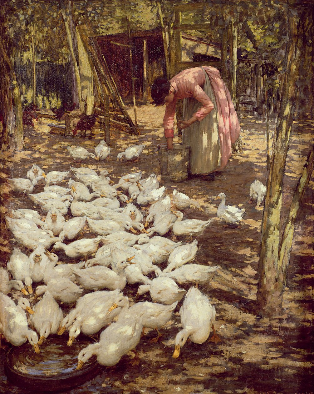 A pequena holding, 1896 de Henry Herbert La Thangue