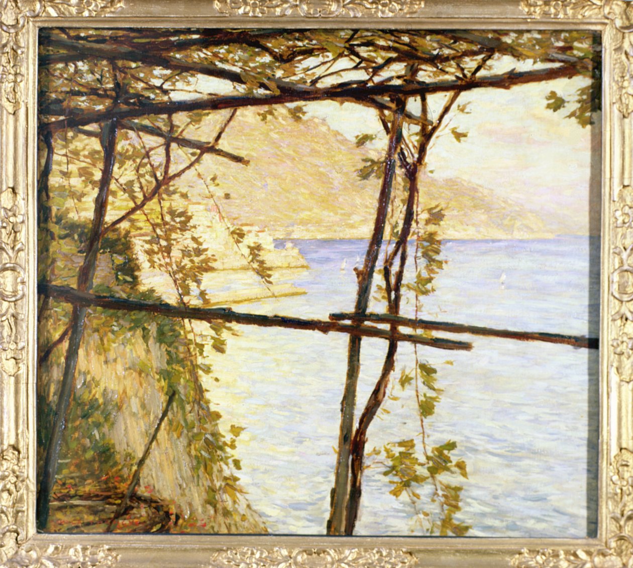 Videira trellised de Henry Herbert La Thangue