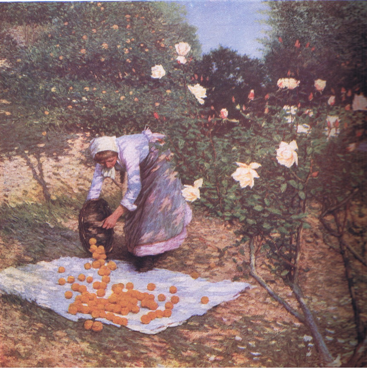 Inverno provençal, Bibbys Annual, 1916-1917 de Henry Herbert after La Thangue