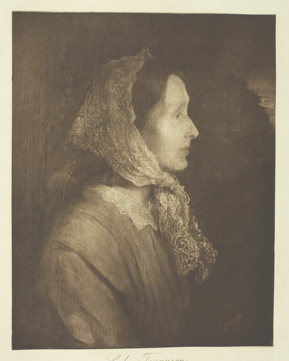 Lady Tennyson de Henry Herschel Hay Cameron