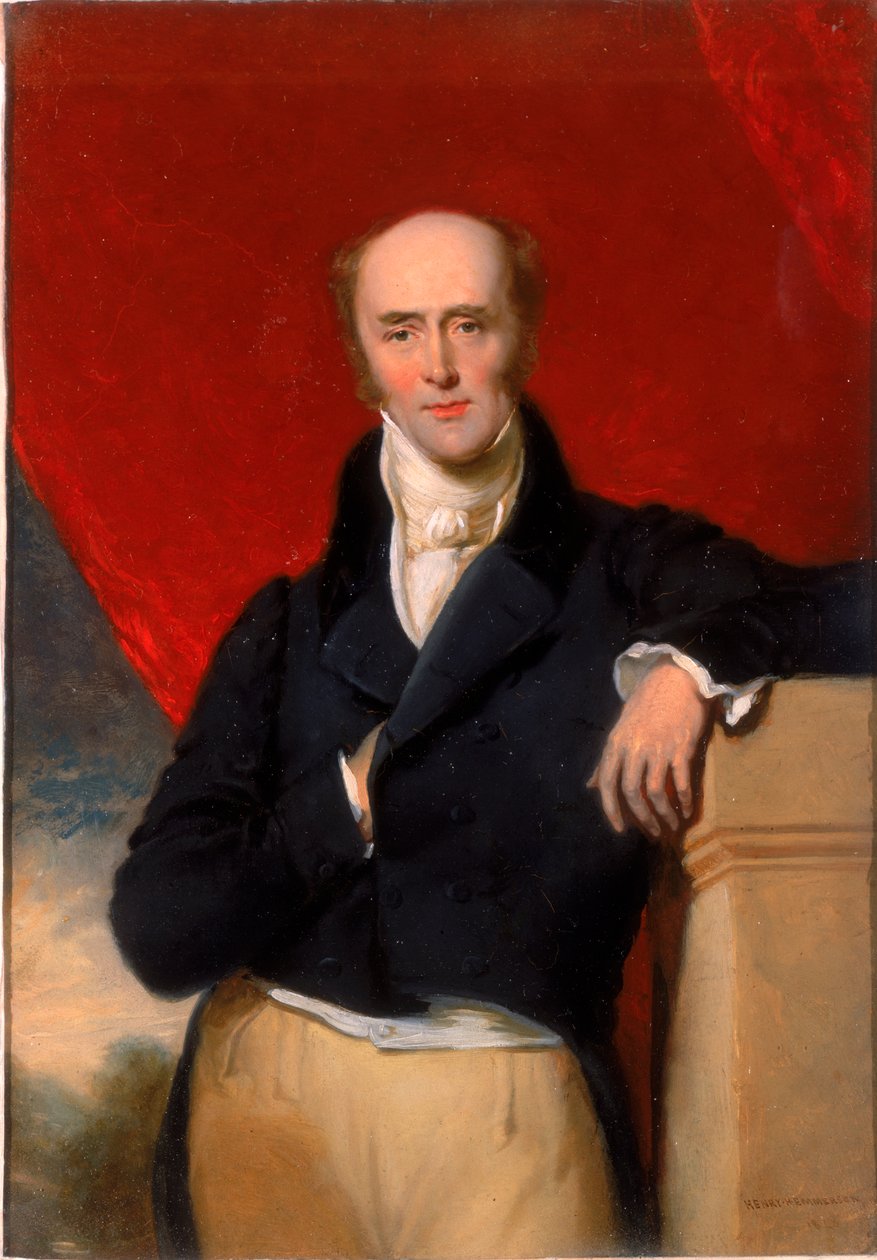 Retrato do Honorável Earl Grey KG, 1848 de Henry Hetherington Emmerson