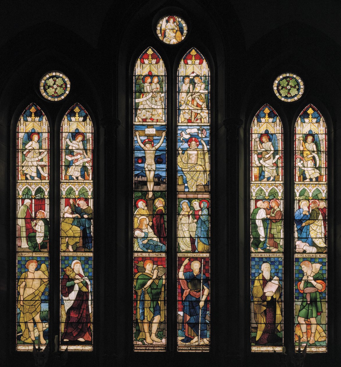 Janela Leste, 1879 (vitral) de Henry Holiday