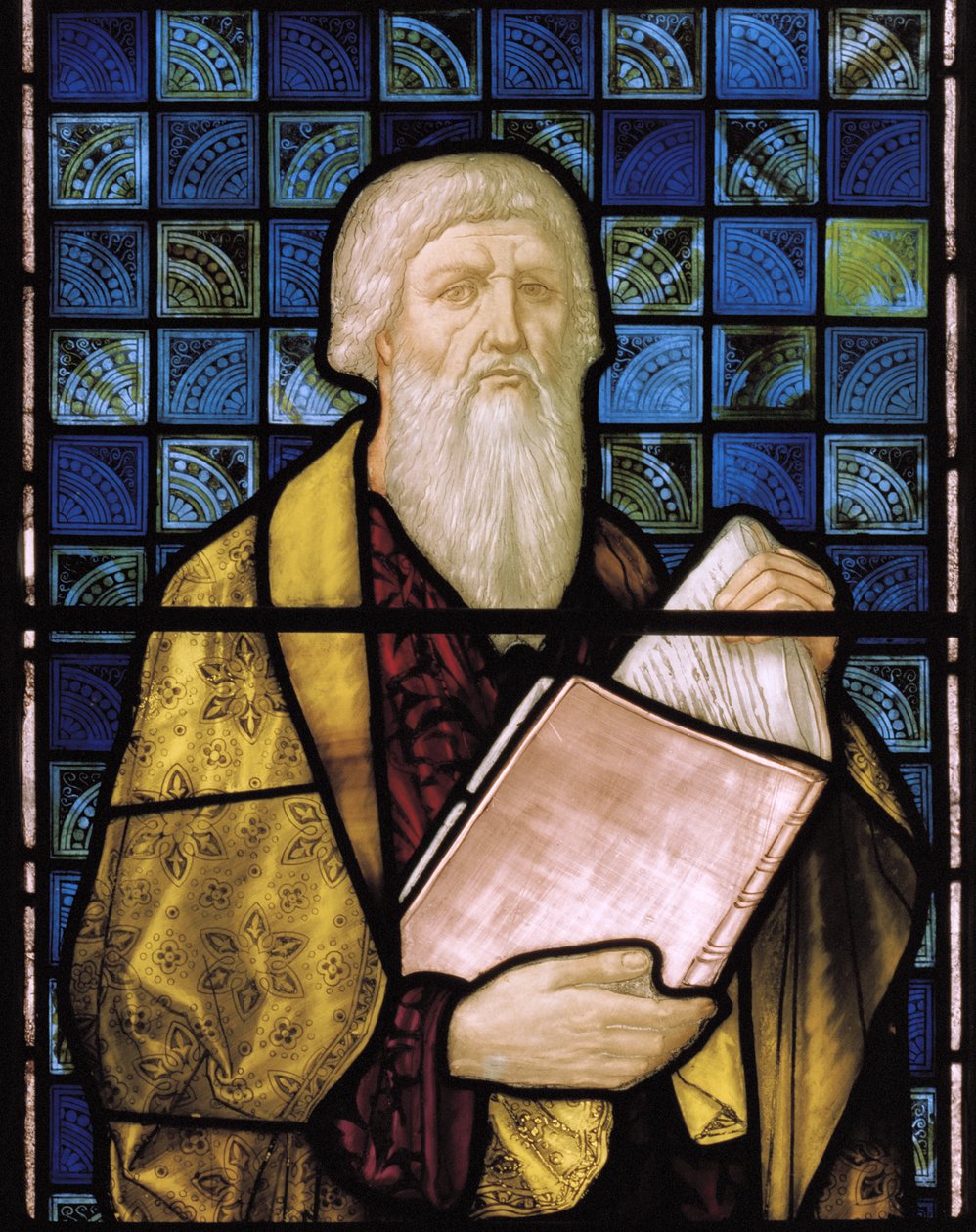 Isaías, 1879 (vitral) de Henry Holiday