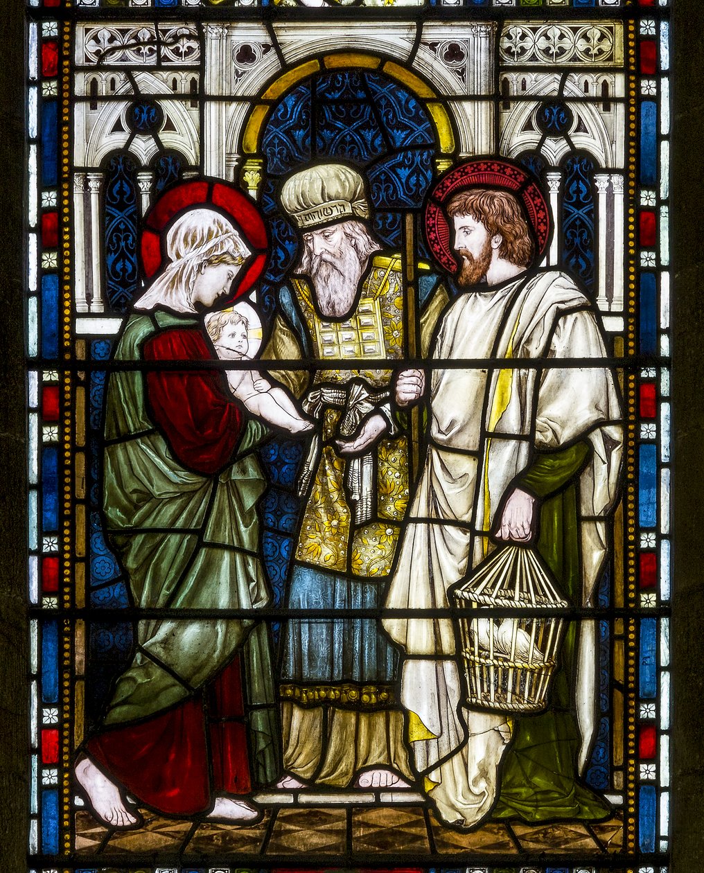 Kirkstall, St Stephen, Heaton Butler e Bayne, Henry Holiday, a apresentação, c.1870 de Henry Holiday