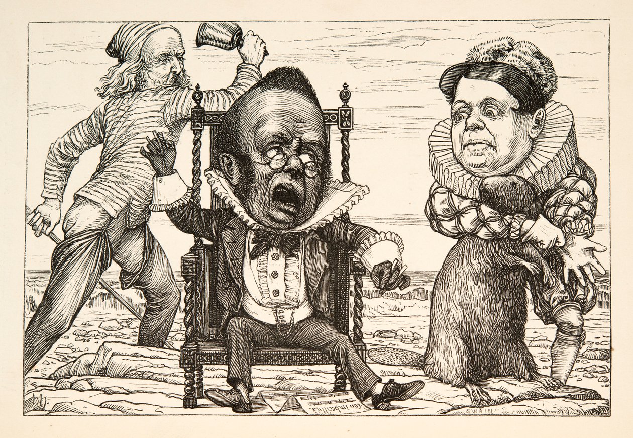Tão grande foi seu susto que seu colete virou pub branco. 1876. de Henry Holiday