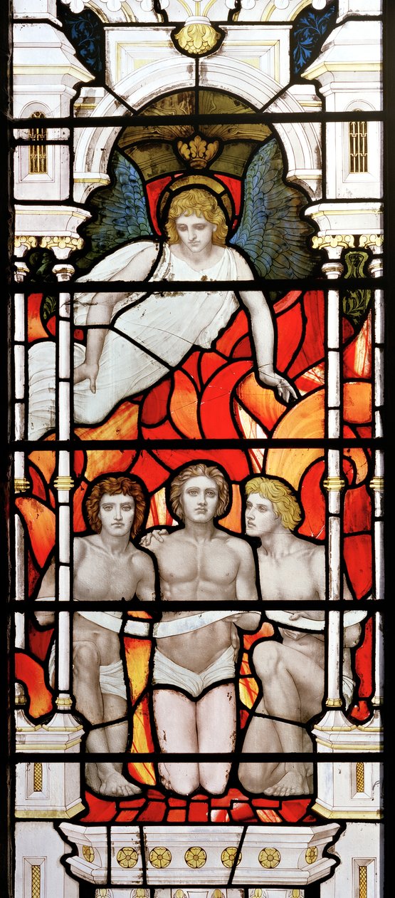 The Fiery Furnace, 1881-83 (vitral) de Henry Holiday