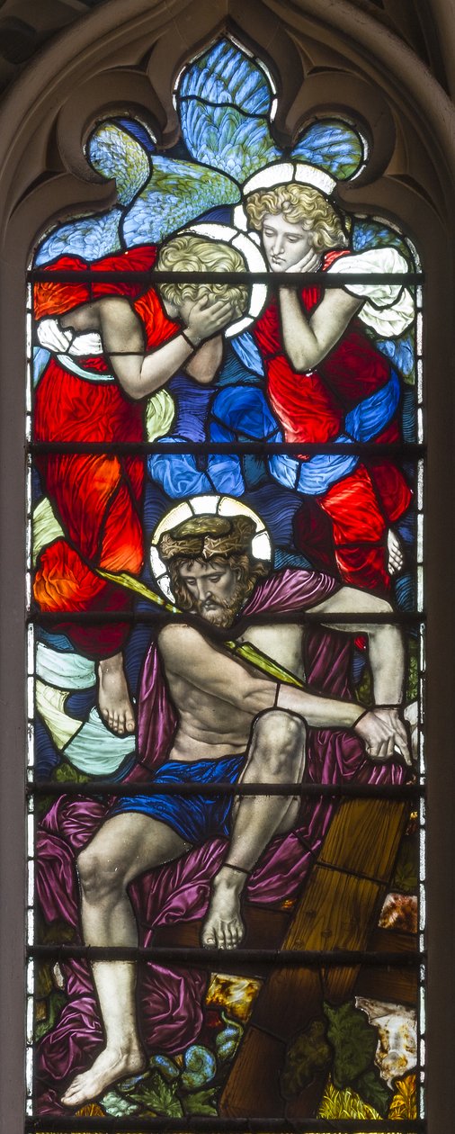 Westminster, St Margaret, James Powell e filhos, Henry Holiday, a paixão de Cristo, 1883 de Henry Holiday