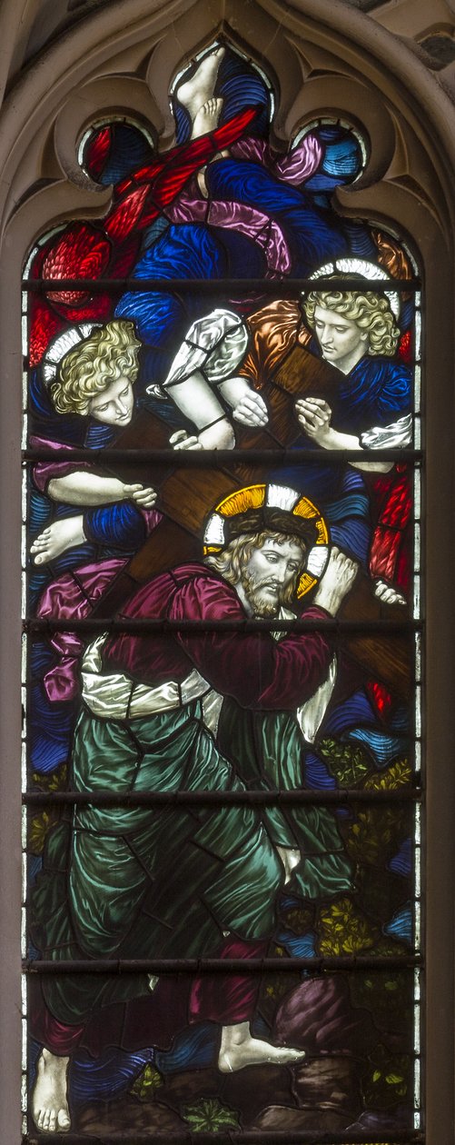 Westminster, St Margaret, James Powell e filhos, Henry Holiday, a paixão de Cristo, 1883 de Henry Holiday