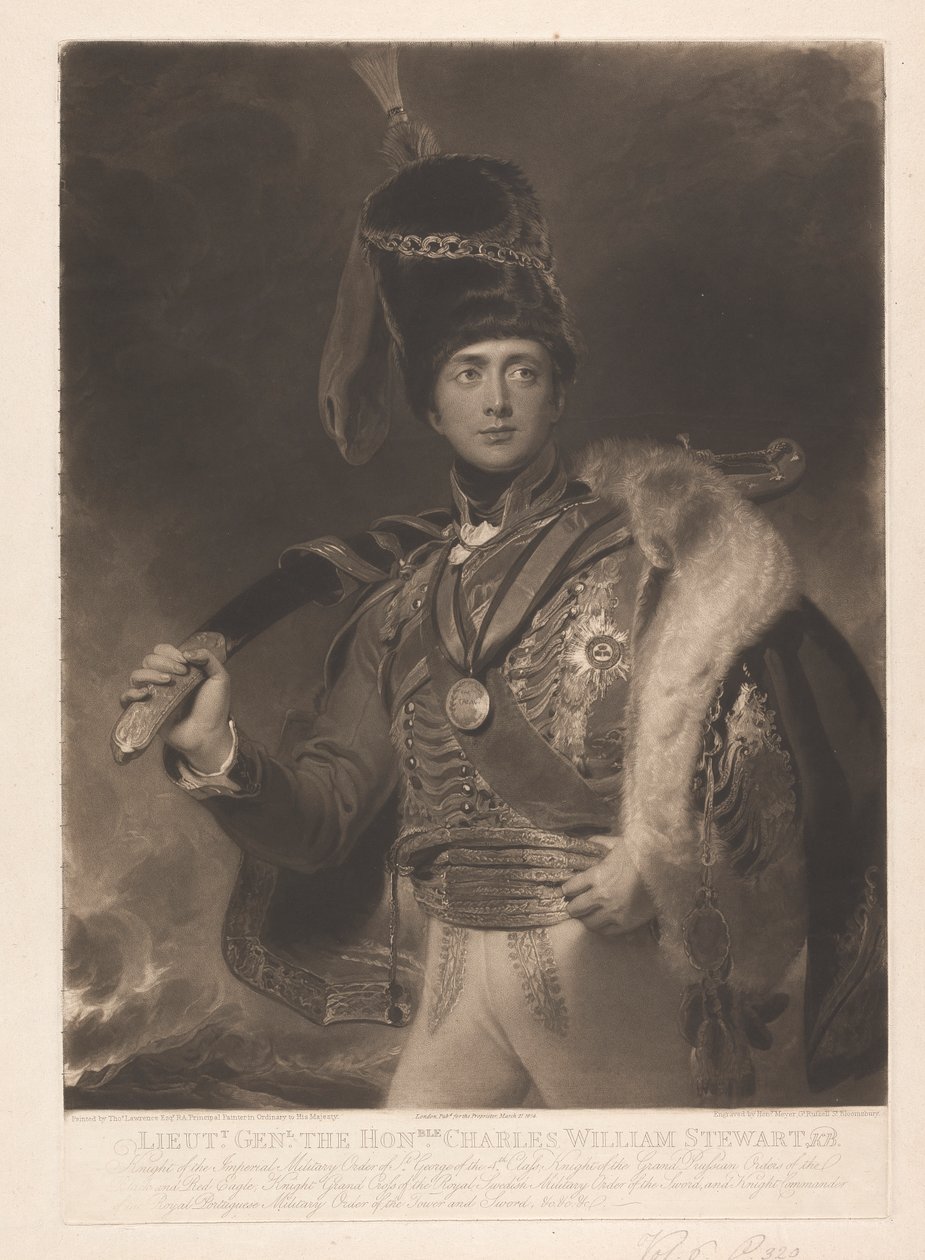 Tenente-General, O Honorável Charles William Stewart, K.B. de Henry Hoppner Meyer
