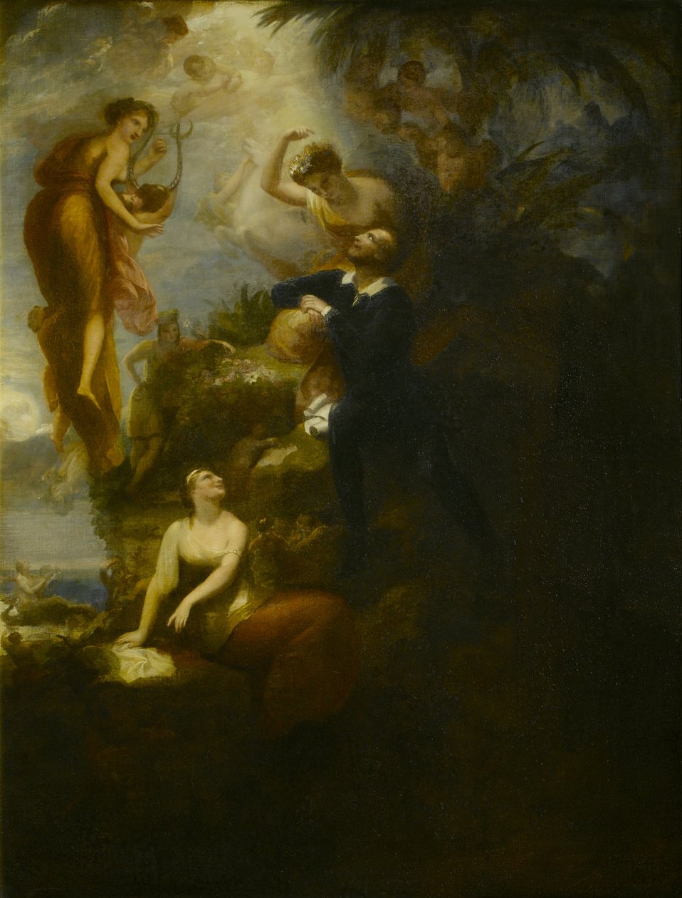 A visão de Shakespeare, 1829-30 de Henry Howard