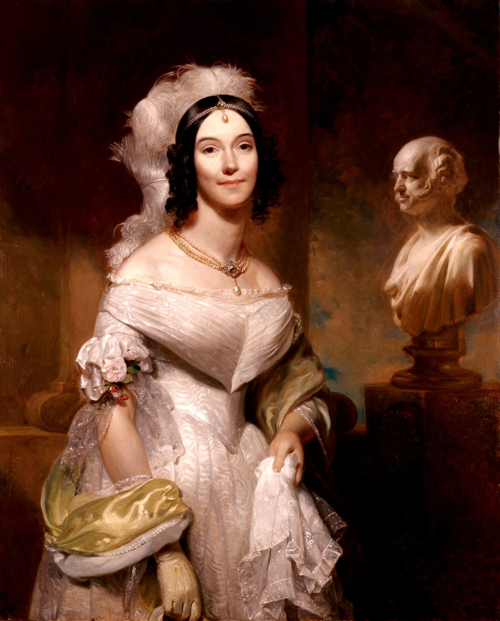 Angelica Singleton Van Buren (Sra. Abraham Van Buren) de Henry Inman
