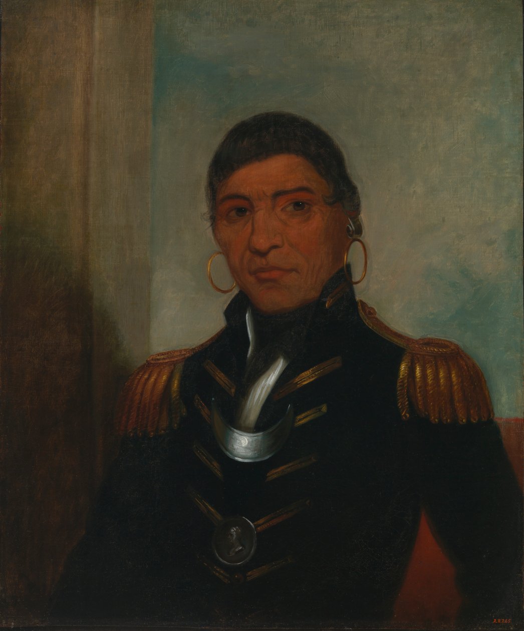 Big Buffalo Chippewa, 1832-1833. de Henry Inman
