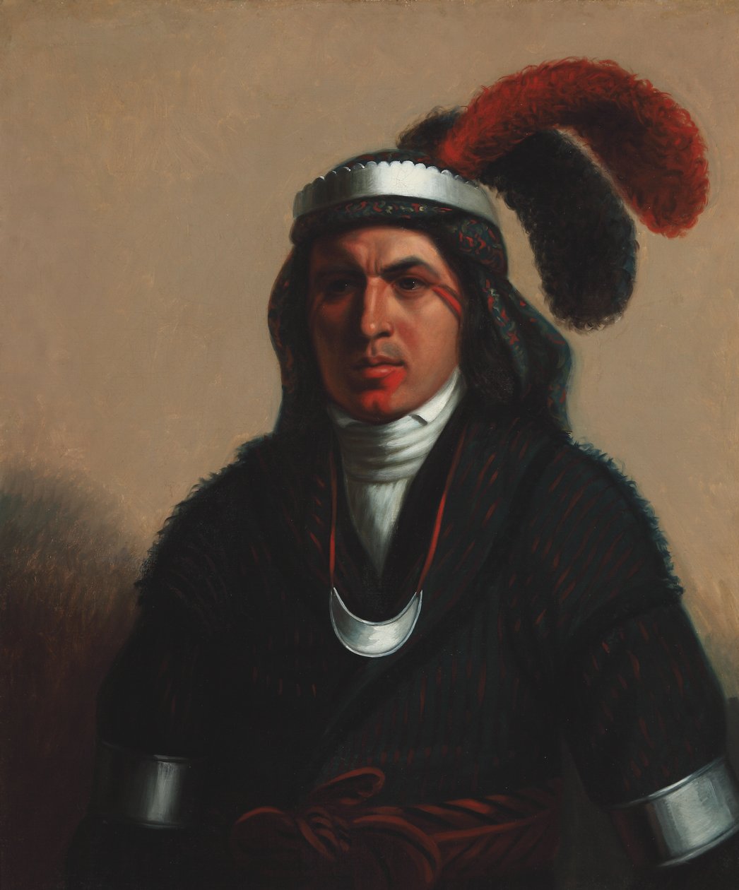 Coosa-Tustunnuggee (Creek) 1831 (Óleo sobre tela) de Henry Inman