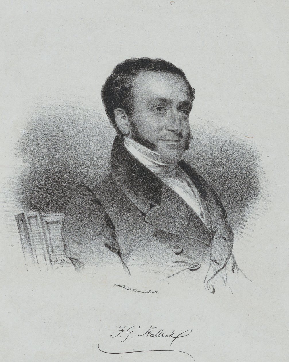 Fitz-Greene Halleck de Henry Inman