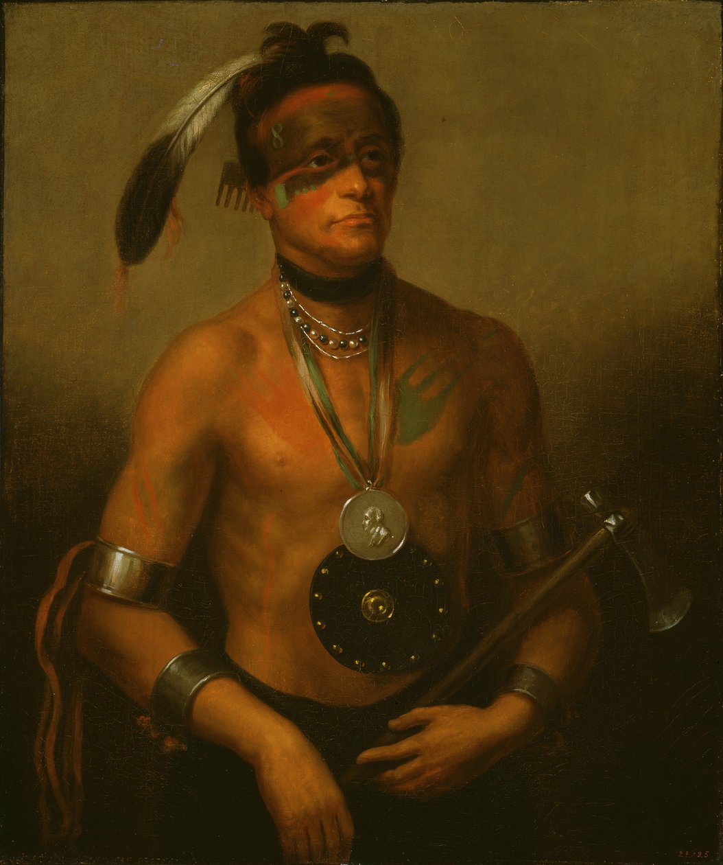 Hoo-Wan-Ne-Ka (Pequeno Alce) de Henry Inman