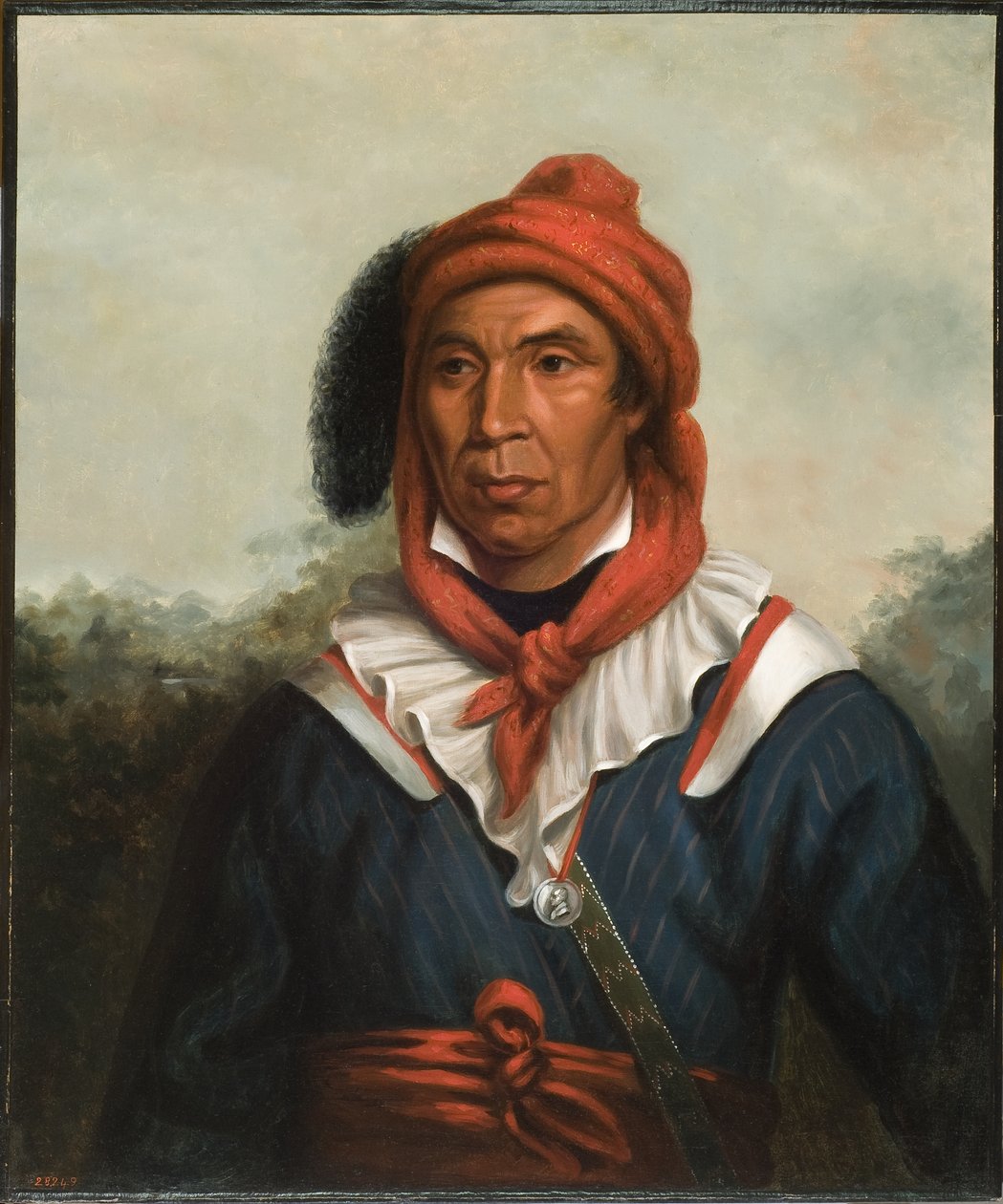 Julcee-Mathla (Seminole), c.1831-33 de Henry Inman