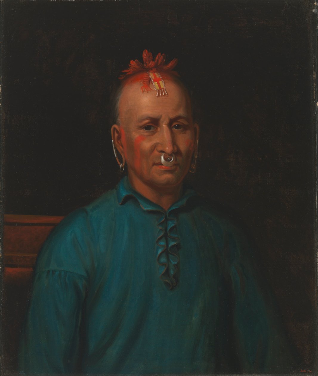 Kish-Kallo-Wa (Família Algonquiana-Tribo Shawnee) de Henry Inman