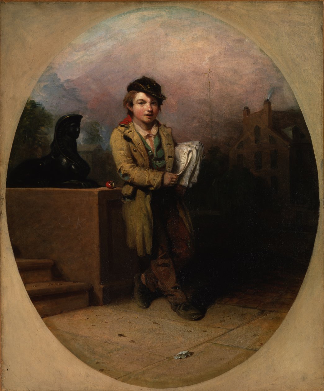 Notícias Boy, 1841 de Henry Inman