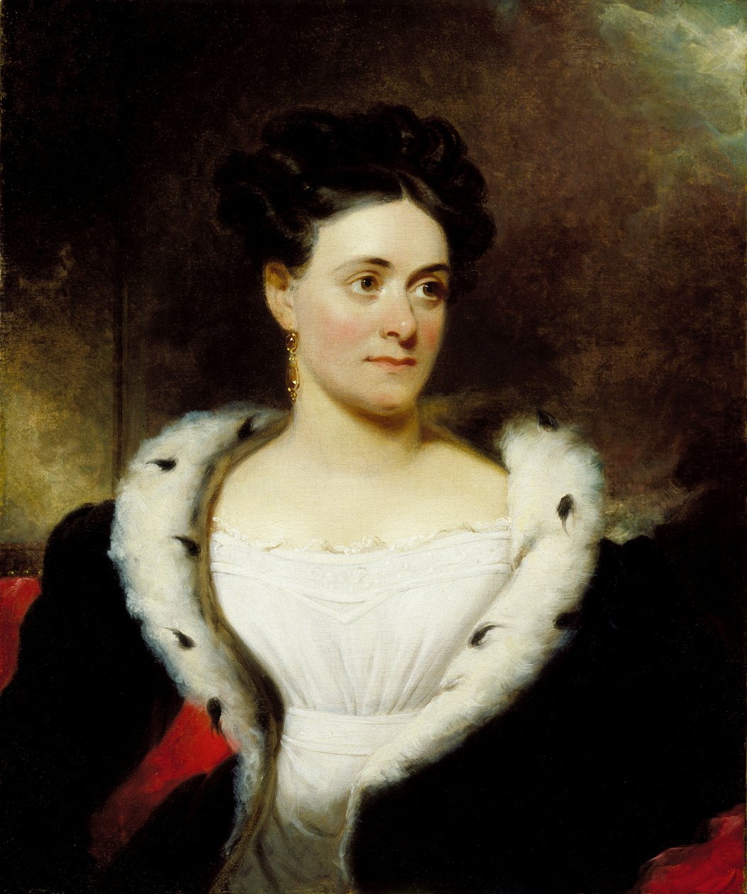Retrato da Sra. James W. Wallack de Henry Inman