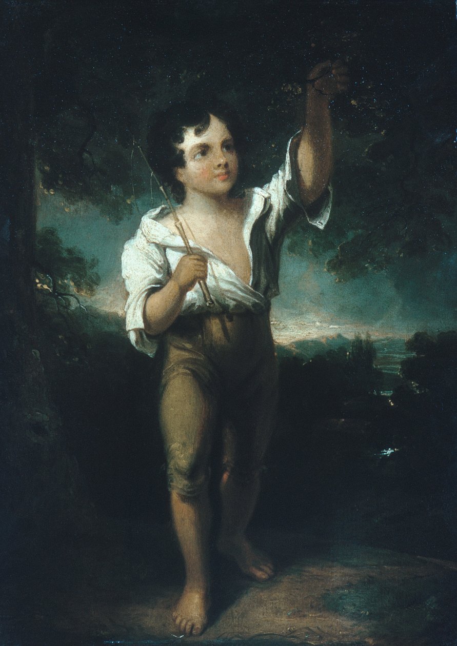O jovem pescador de Henry Inman